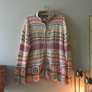 Vintage Crochet/Knit Sweater
